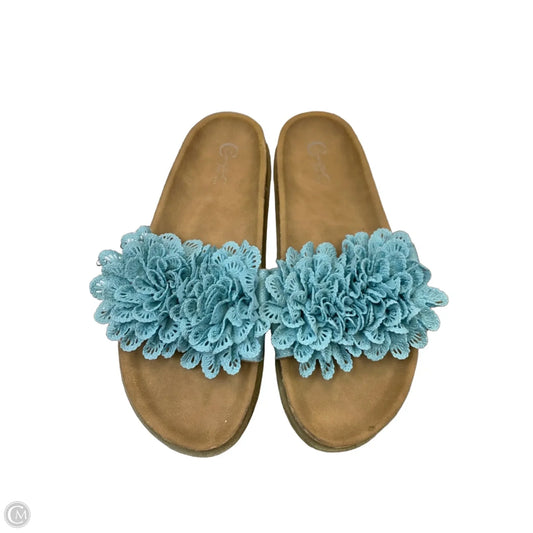 Sandals Flip Flops By C Est. 1946 In Blue, Size: 9