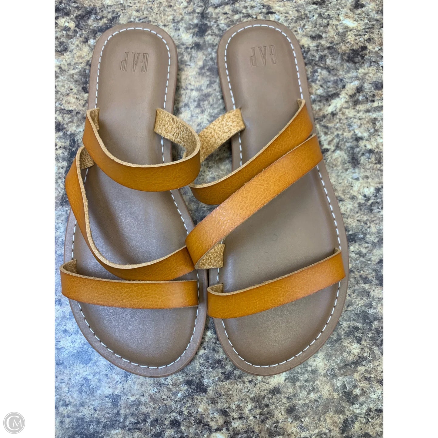 Sandals Flats By Gap In Orange, Size: 6