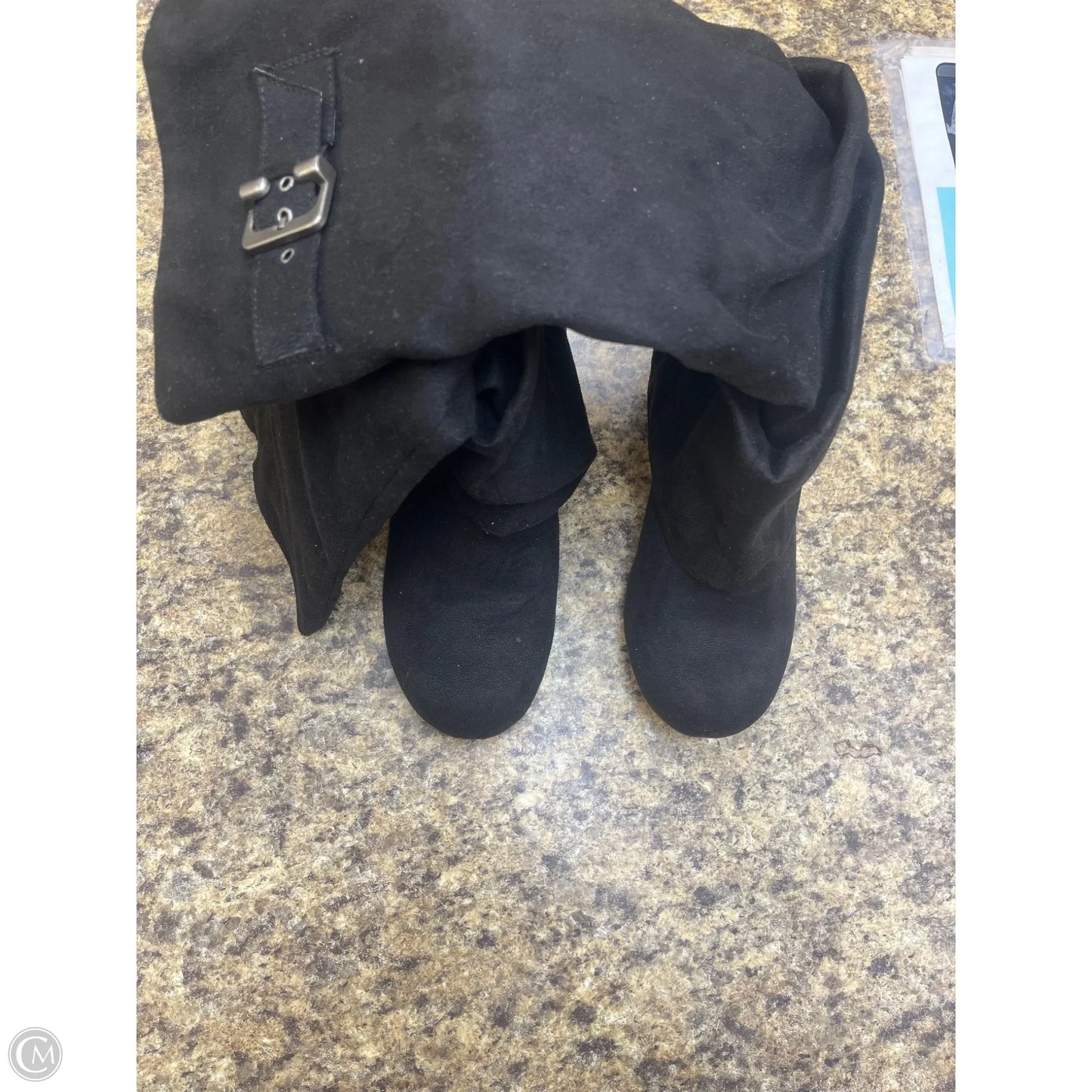 Boots Knee Heels By Unionbay In Black, Size: 7.5