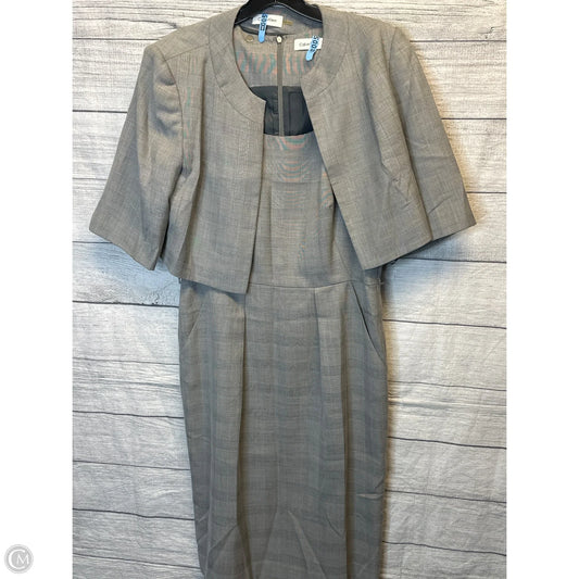 Dress Set 2pc By Calvin Klein In Grey, Size: 8