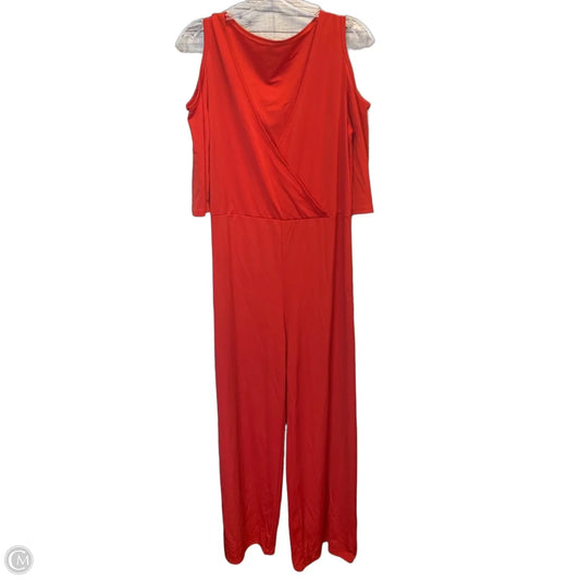 Jumpsuit By Clothes Mentor In Red, Size: L