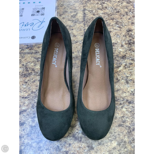 Shoes Heels Kitten By Ellen Tracy In Green, Size: 6.5