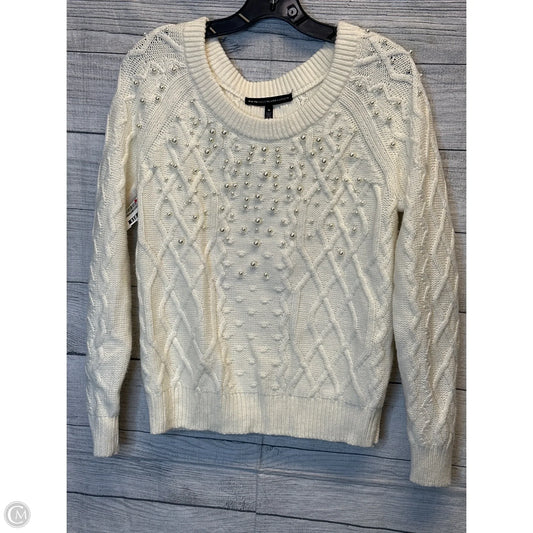 Sweater By White House Black Market In Cream, Size: 14