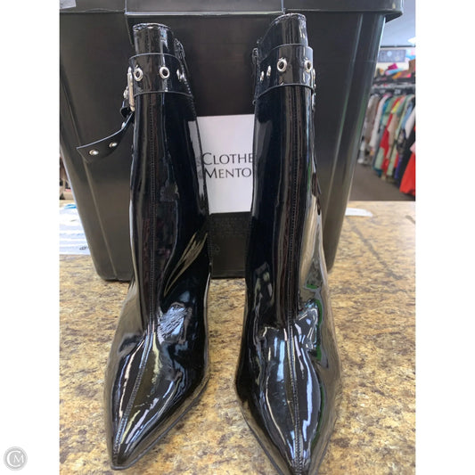 Boots Ankle Heels By Clothes Mentor In Black, Size: 11
