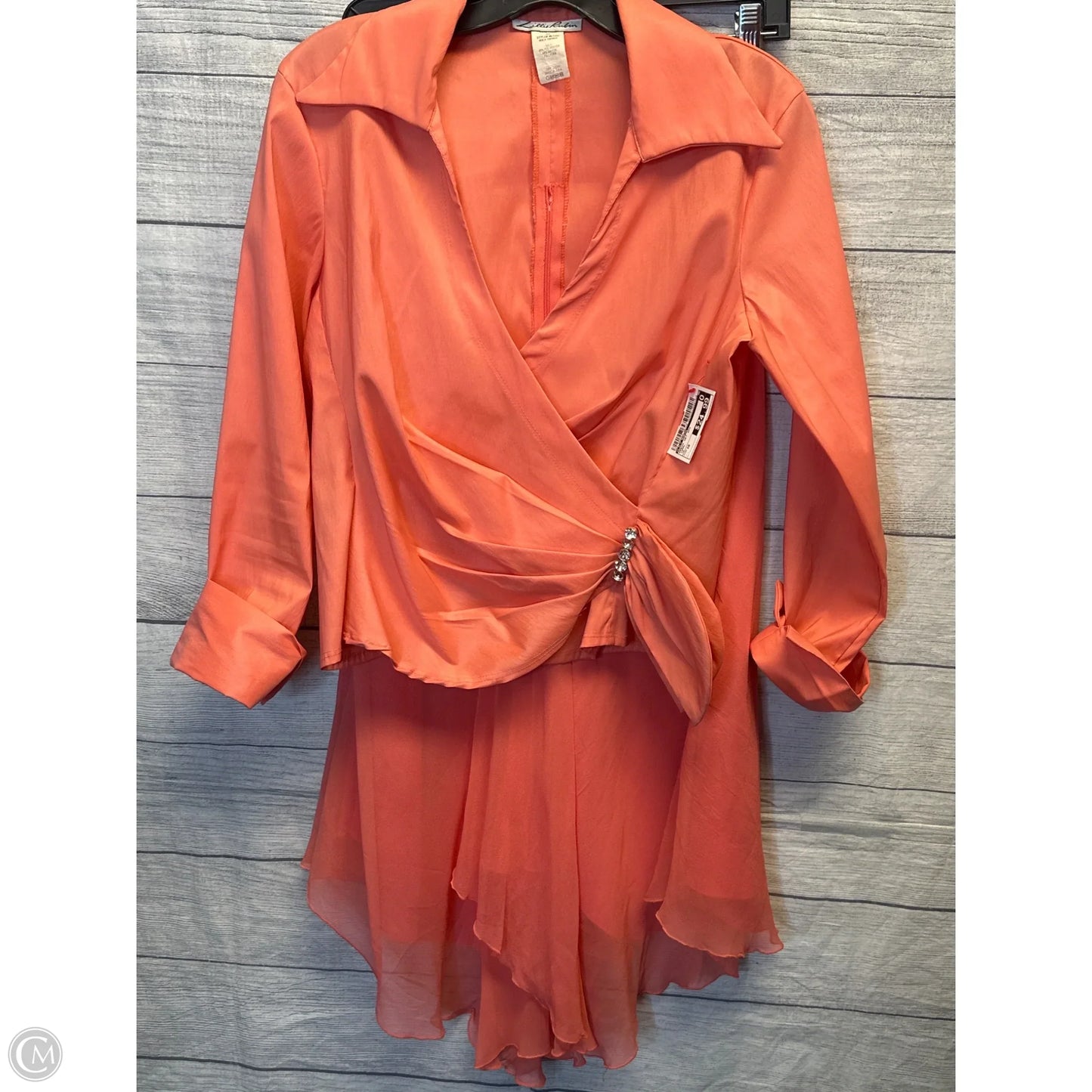 Dress Set 2pc By Lily Rubin In Coral, Size: 10