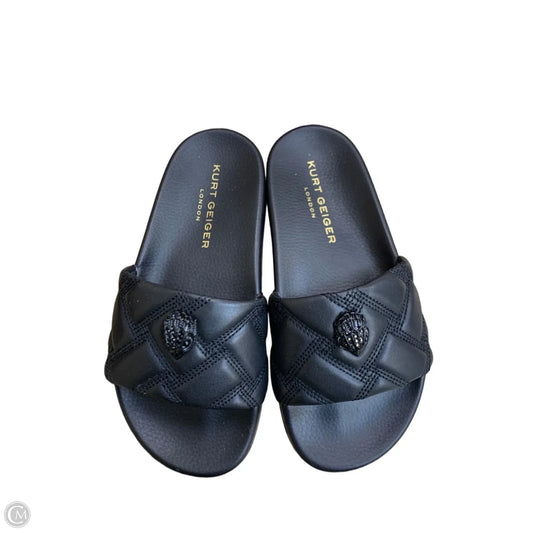 Sandals Designer By Kurt Geiger In Black, Size: 6