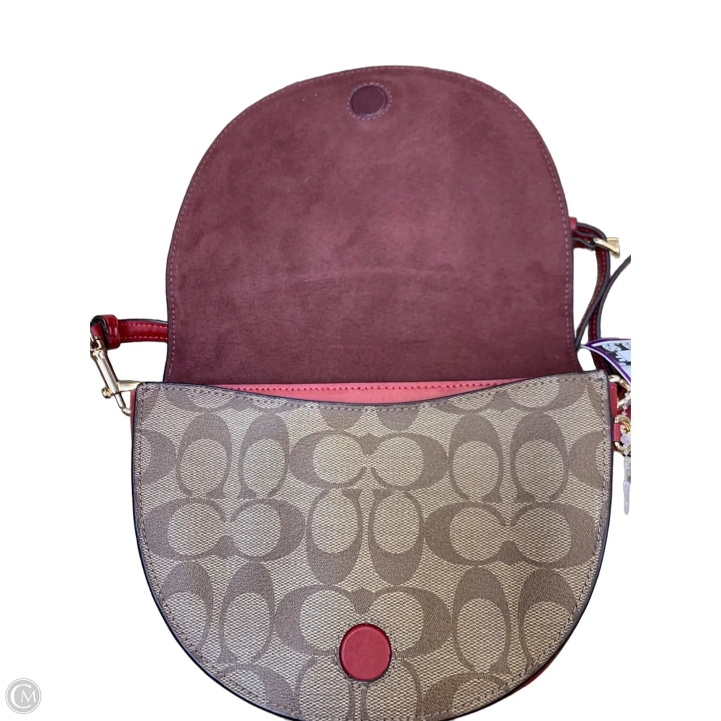 Crossbody Designer By Coach, Size: Small