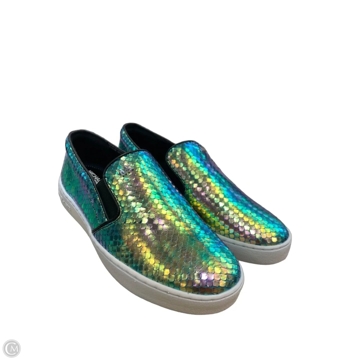 Shoes Flats By Michael By Michael Kors In Teal, Size: 6