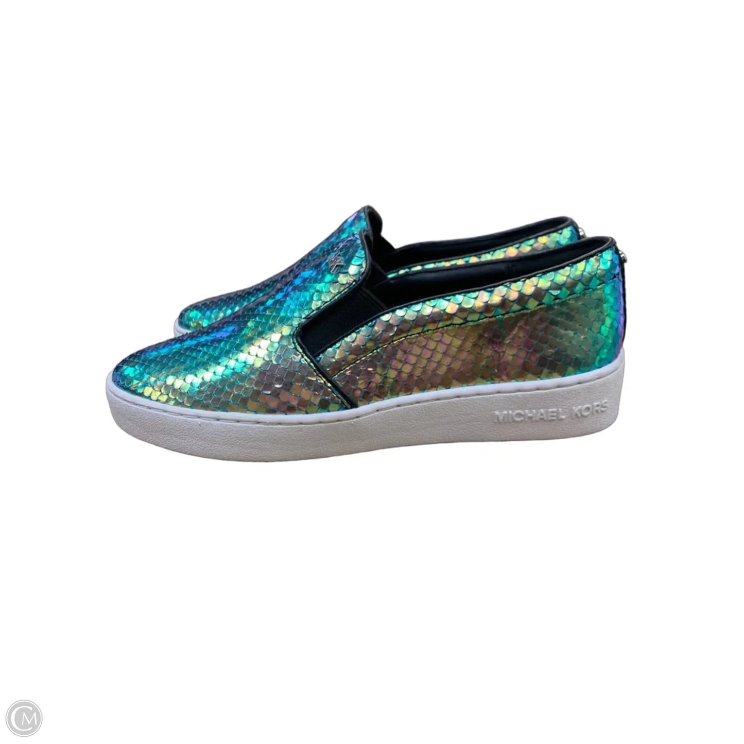 Shoes Flats By Michael By Michael Kors In Teal, Size: 6