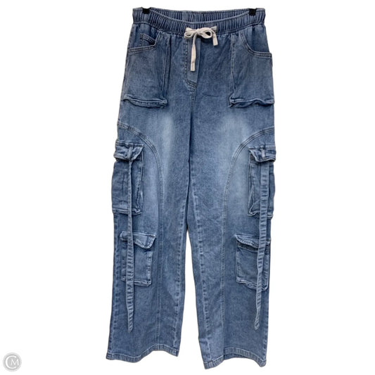 Jeans Cropped By Fashion Nova In Blue, Size: M