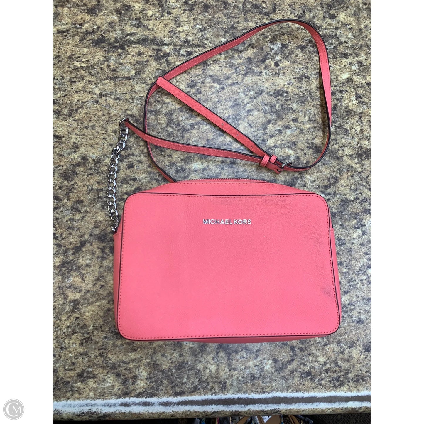 Crossbody Designer By Michael Kors, Size: Medium