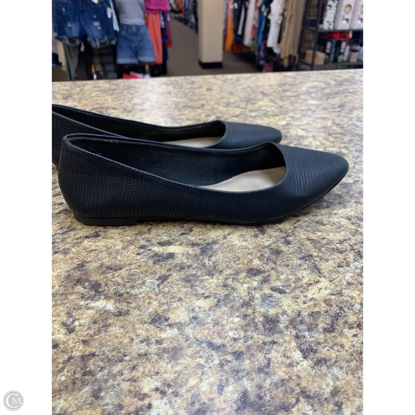 Shoes Flats By Christian Siriano In Black, Size: 7