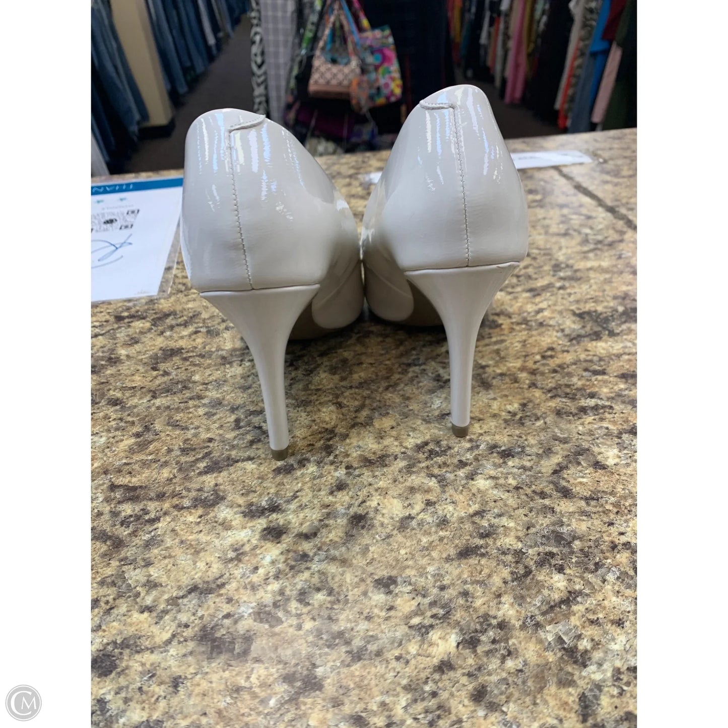 Shoes Heels Stiletto By Worthington In White, Size: 8.5