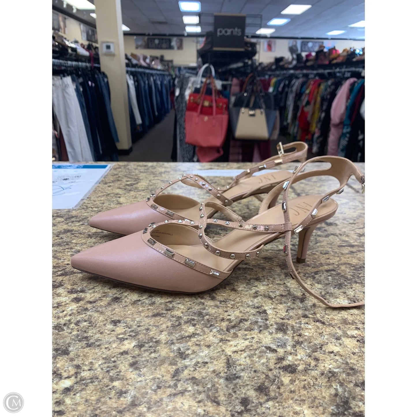 Shoes Heels Kitten By Inc In Pink, Size: 12