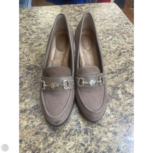 Shoes Heels Block By Giani Bernini In Taupe, Size: 9