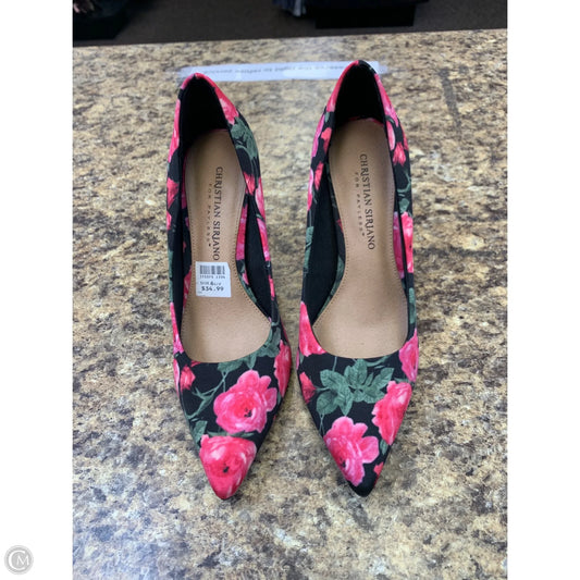 Shoes Heels Stiletto By Christian Siriano In Black & Pink, Size: 6.5