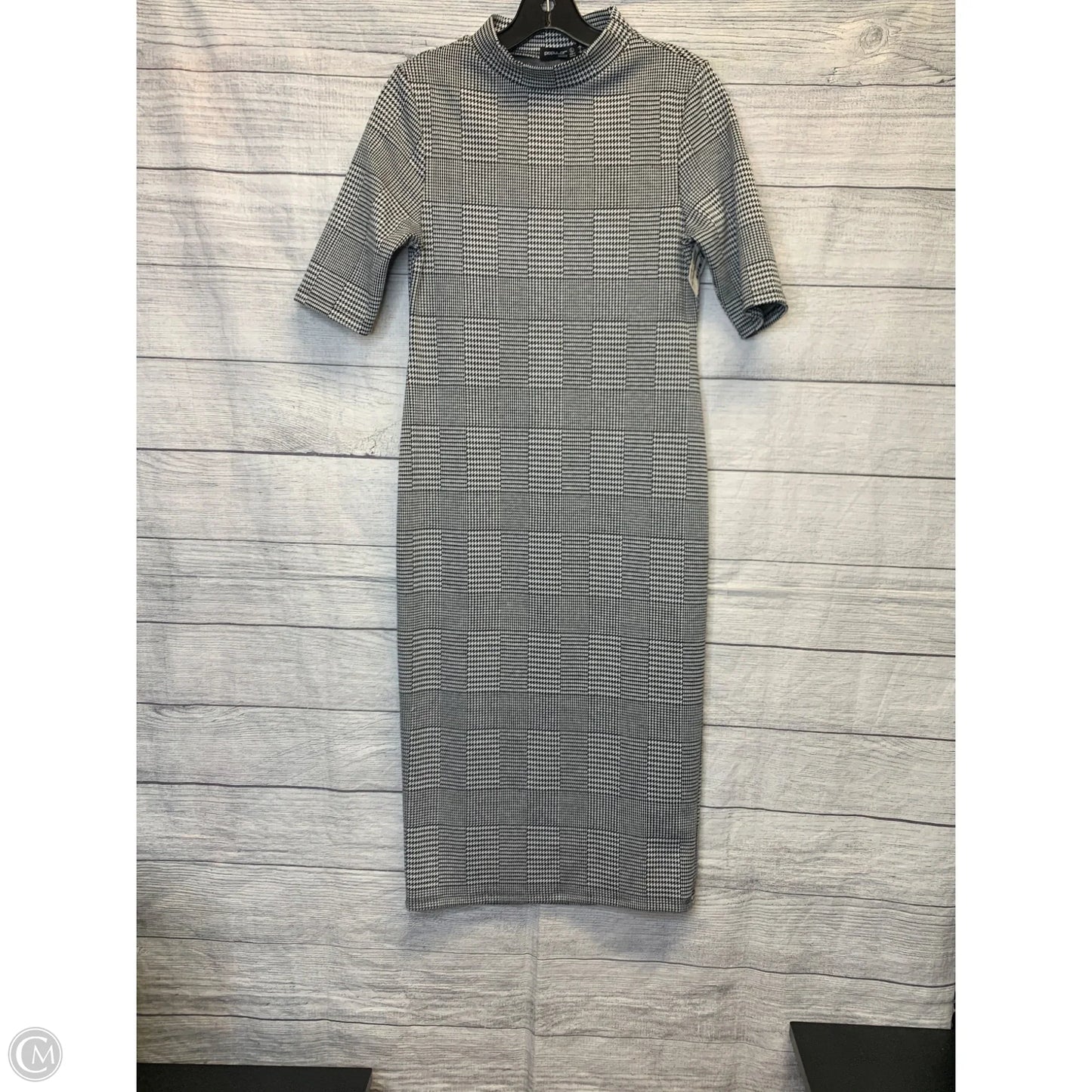 Dress Casual Maxi By Cmf In Plaid Pattern, Size: L