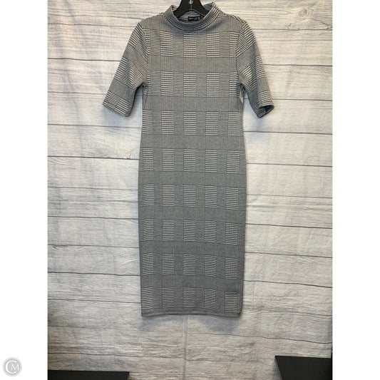 Dress Casual Maxi By Cmf In Plaid Pattern, Size: L