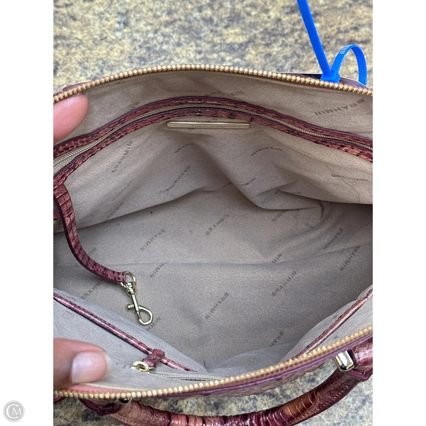 Handbag Designer By Brahmin, Size: Medium