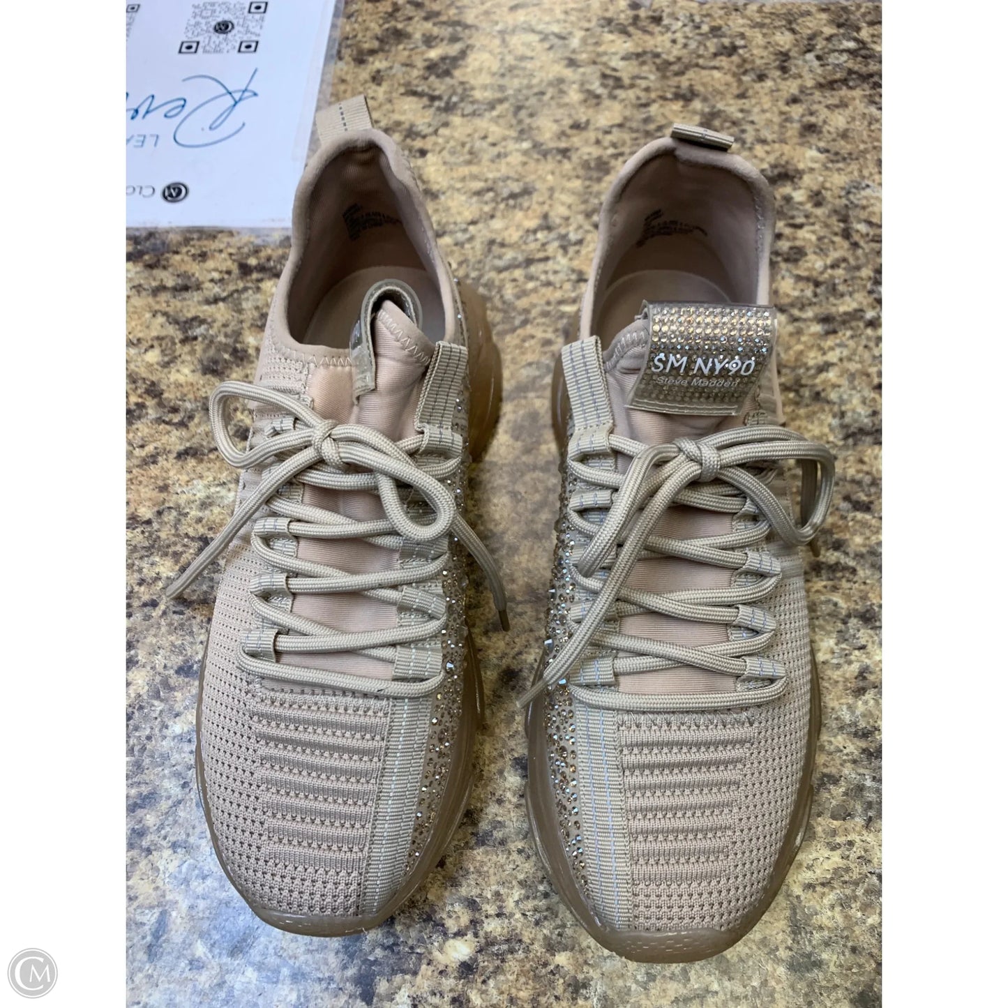 Shoes Sneakers By Steve Madden In Tan, Size: 9.5