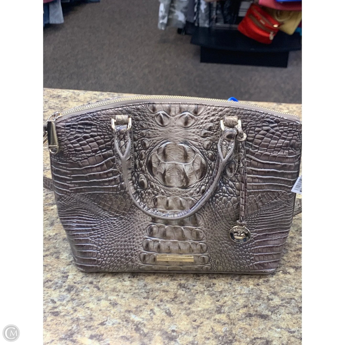 Handbag Designer By Brahmin, Size: Medium