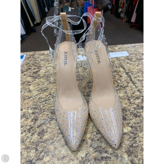 Shoes Heels Stiletto By Justfab In Clear, Size: 11