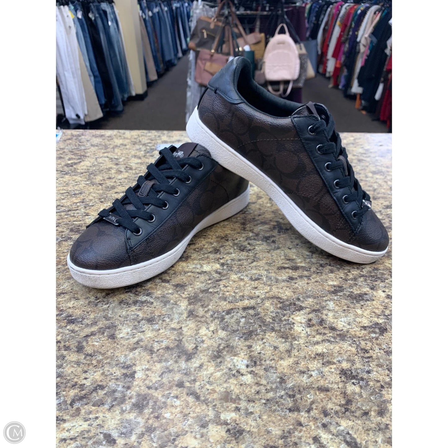 Shoes Designer By Coach In Brown, Size: 7