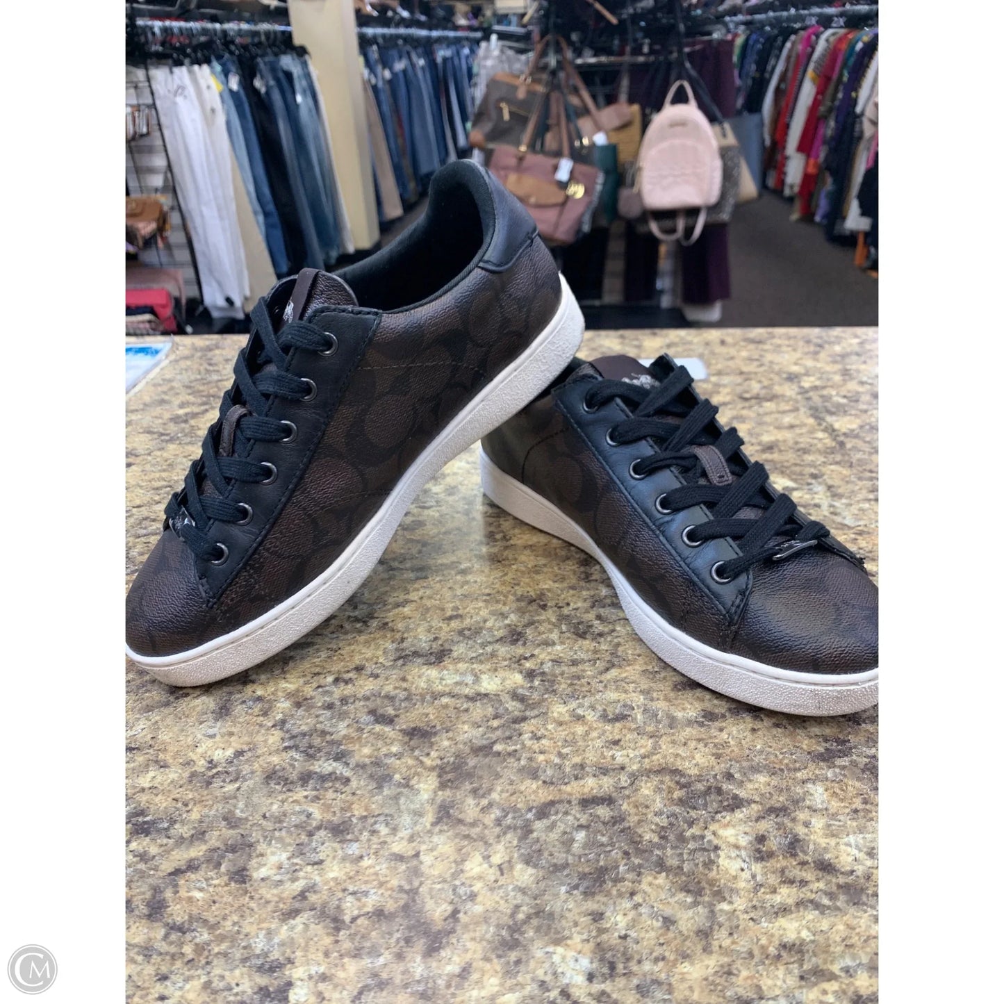 Shoes Designer By Coach In Brown, Size: 7