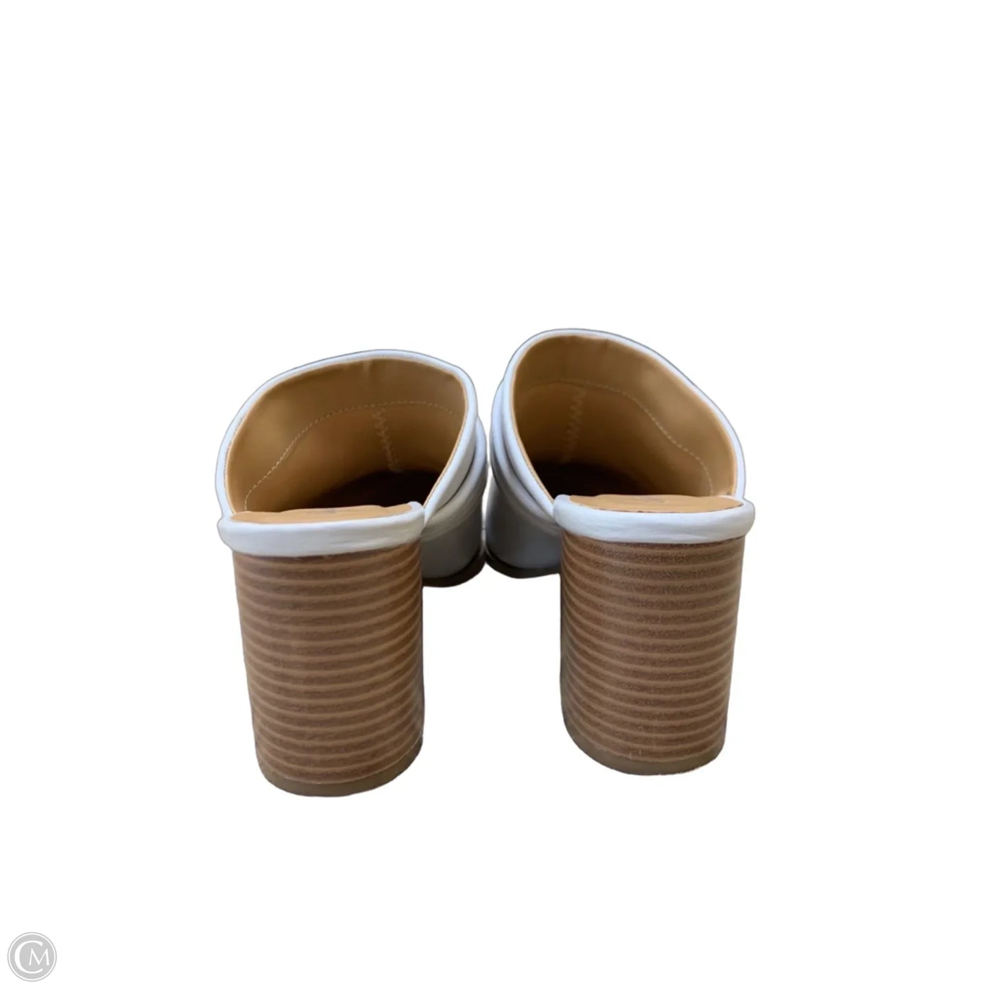 Shoes Heels Block By Qupid In Cream, Size: 7