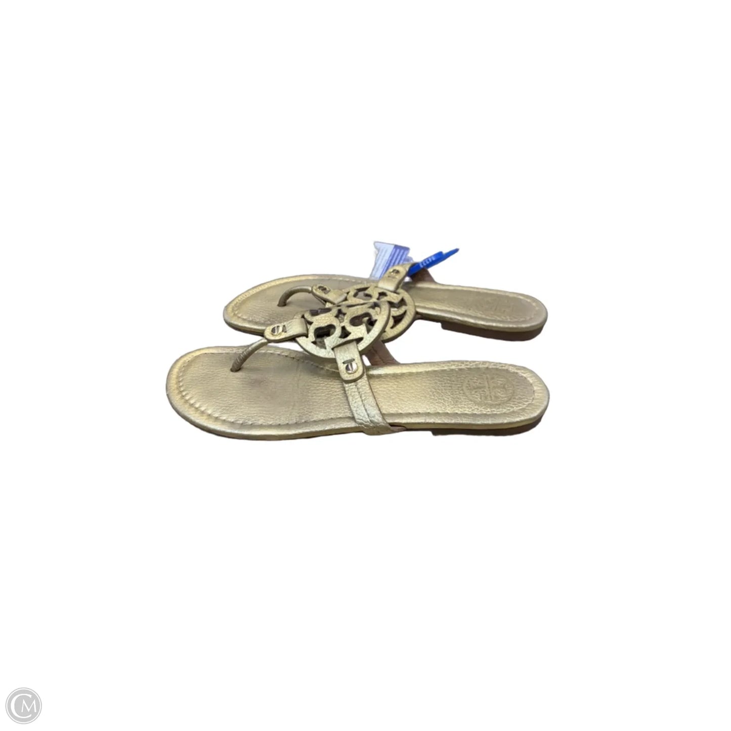 Sandals Designer By Tory Burch In Gold, Size: 7