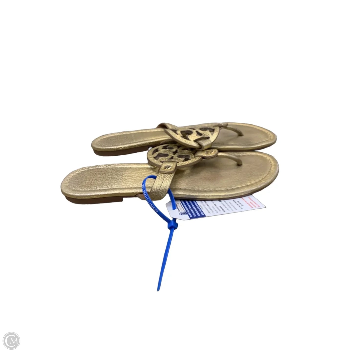 Sandals Designer By Tory Burch In Gold, Size: 7