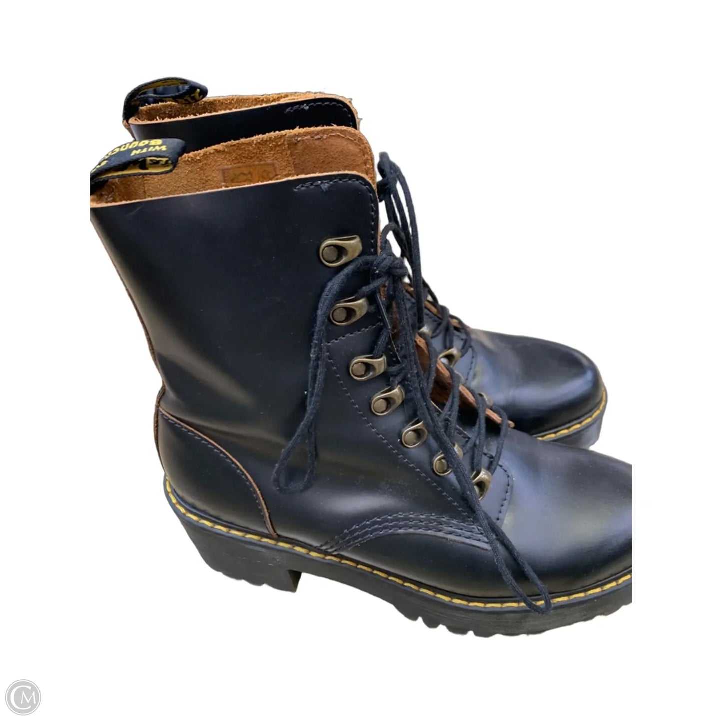 Boots Combat By Dr Martens In Black, Size: 9