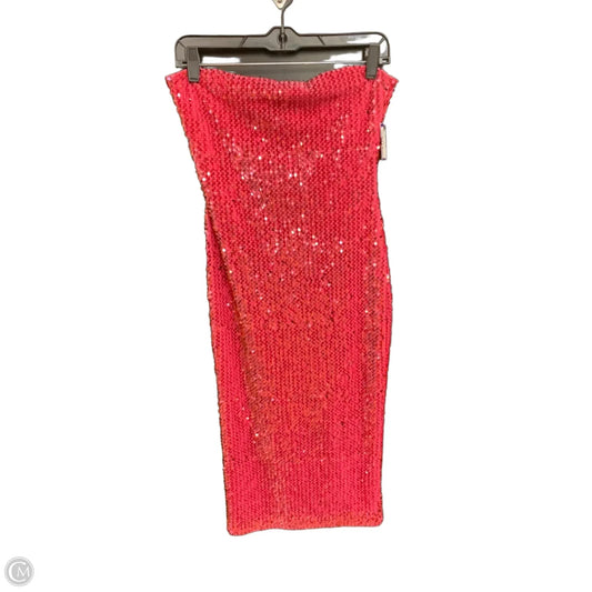 Dress Party Long By Fashion Nova In Pink, Size: M