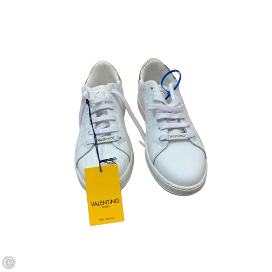 Shoes Designer By Valentino-mario In White, Size: 7.5