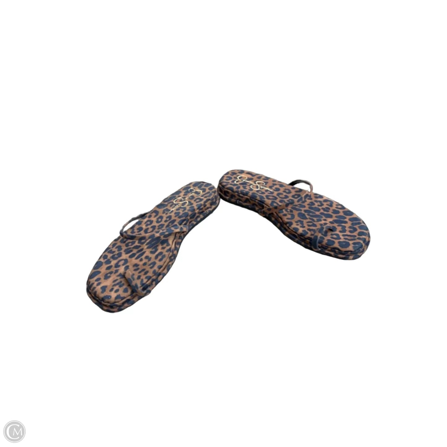 Sandals Flats By Jessica Simpson In Animal Print, Size: 8.5