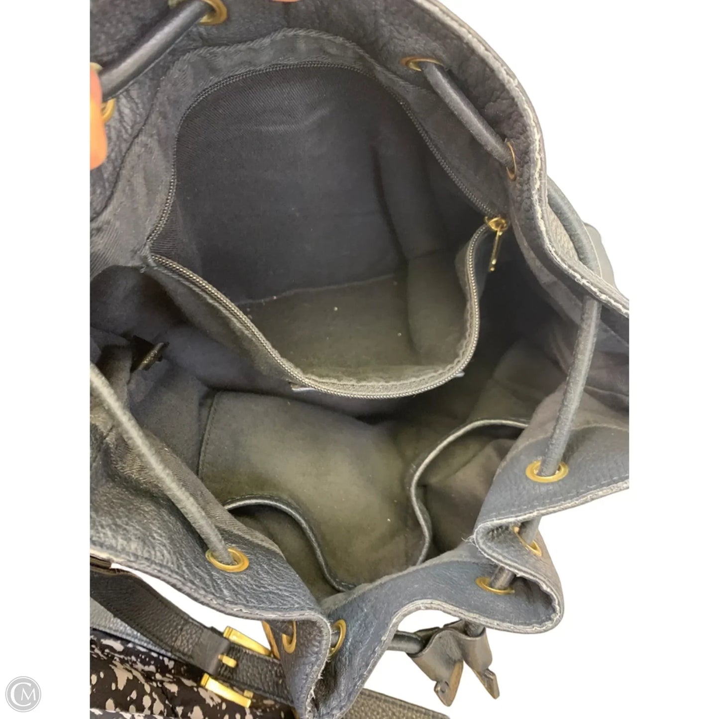 Handbag Leather By Etienne Aigner, Size: Medium