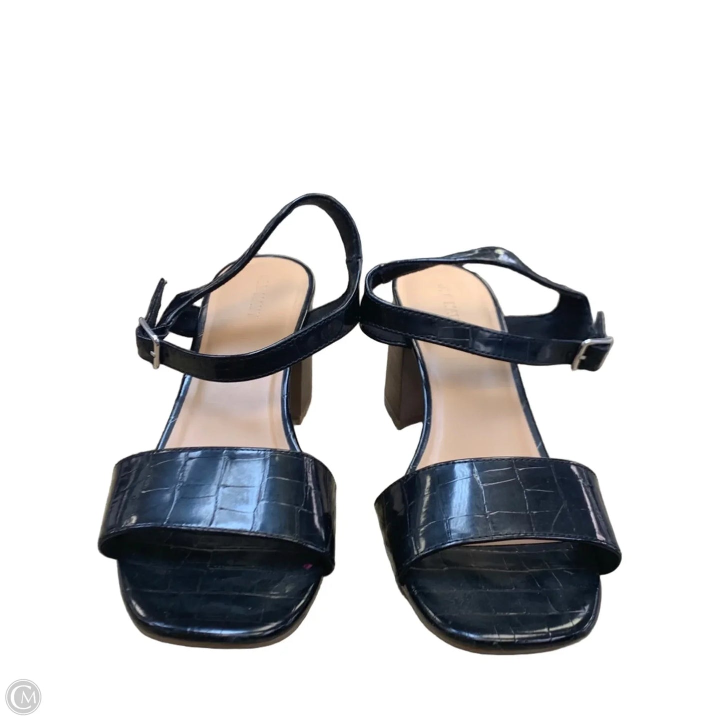 Sandals Heels Block By Old Navy In Tan, Size: 10