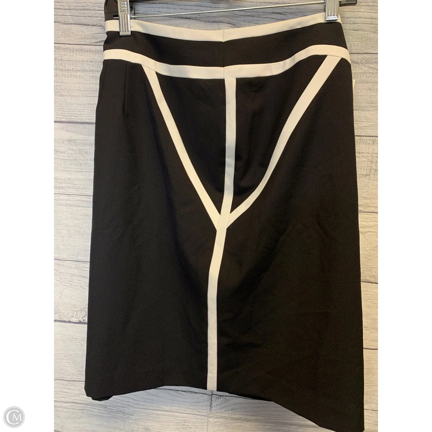 Skirt Midi By Worthington In Black & White, Size: 18