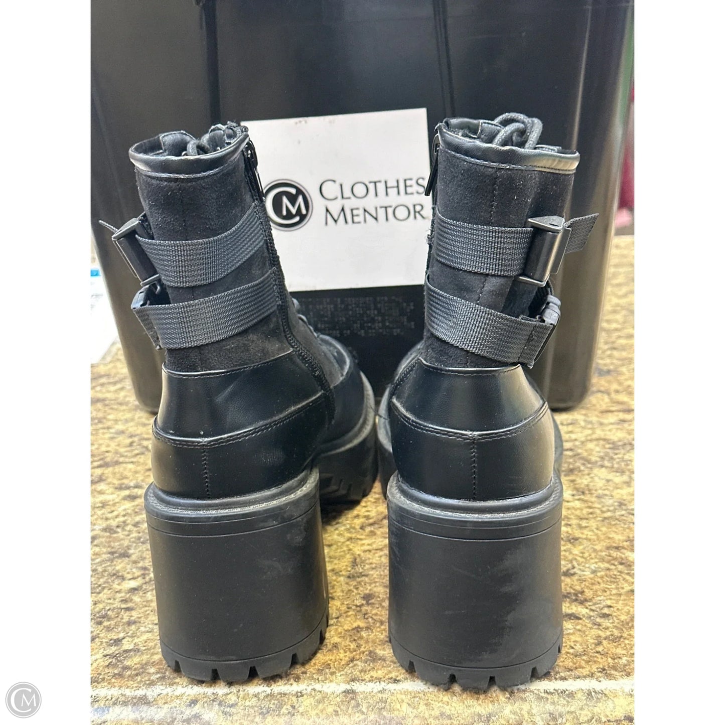 Boots Combat By French Connection In Black, Size: 9