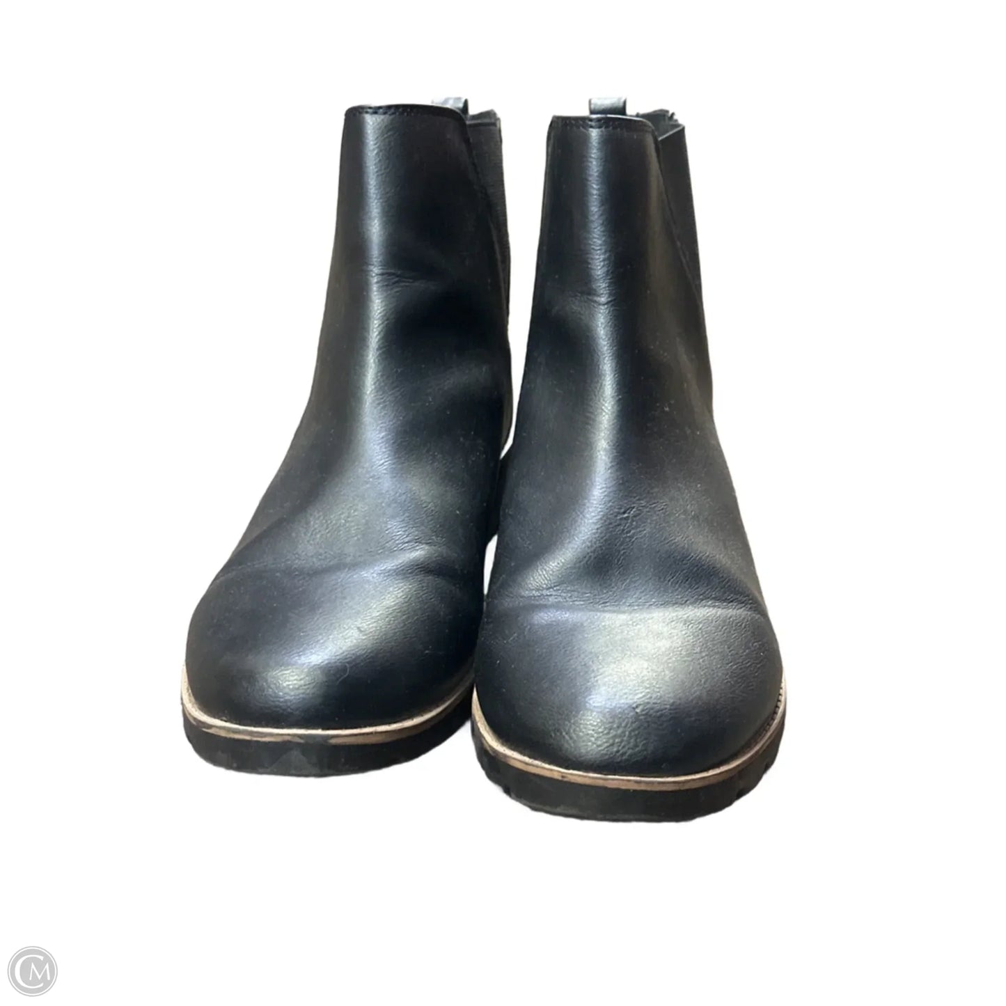 Boots Ankle Flats By St Johns Bay In Black, Size: 11