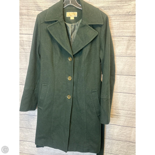Coat Peacoat By Michael By Michael Kors In Green, Size: 10