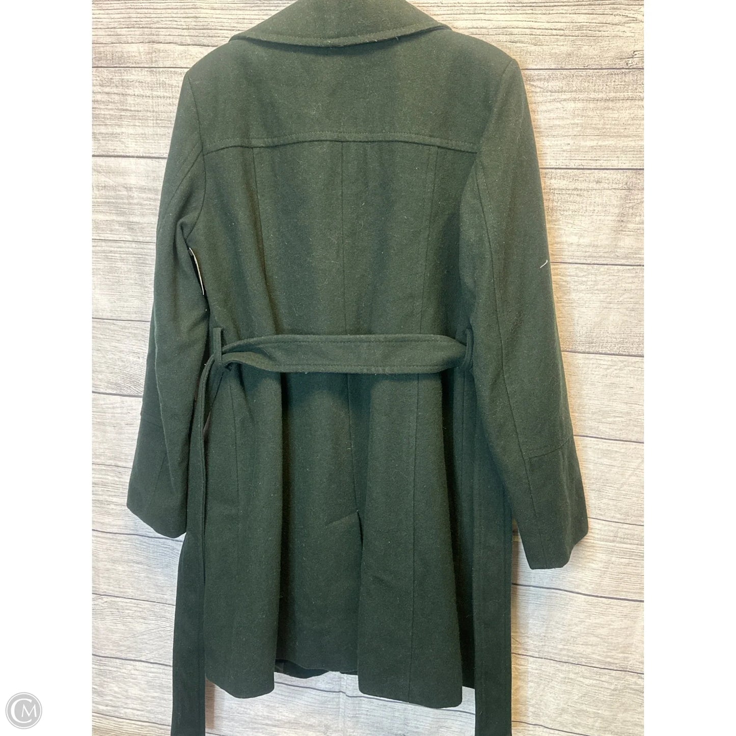 Coat Peacoat By Michael By Michael Kors In Green, Size: 10