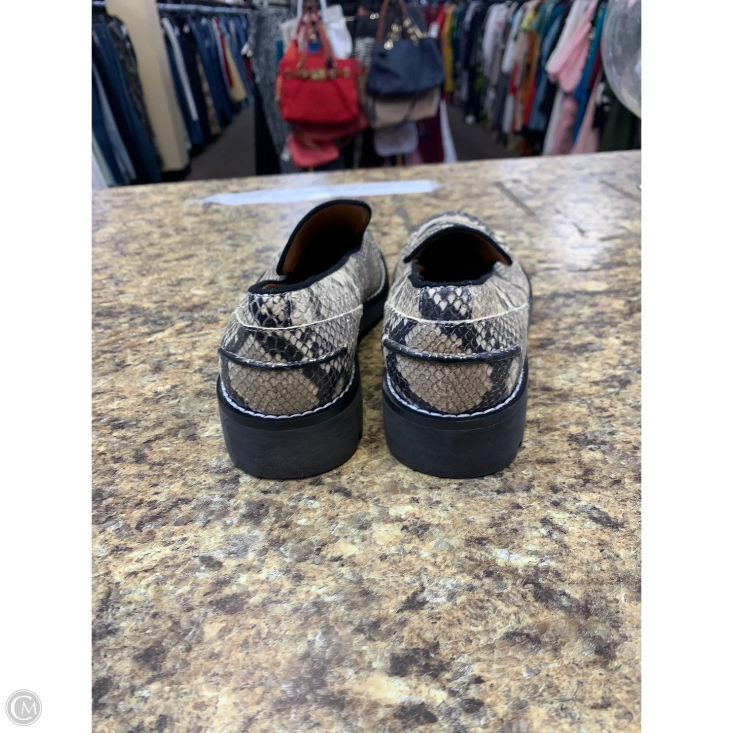 Shoes Flats By Cmf In Snakeskin Print, Size: 6