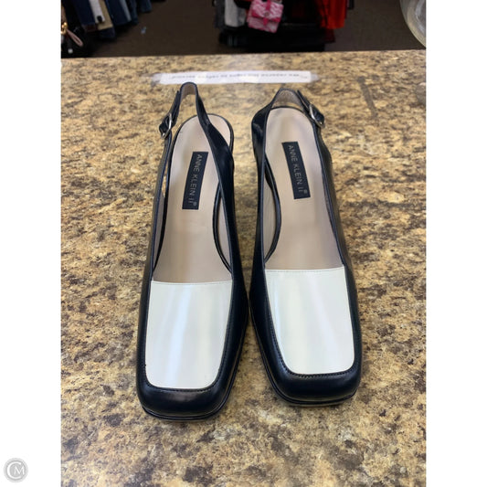 Shoes Heels Block By Anne Klein In Black & White, Size: 9.5