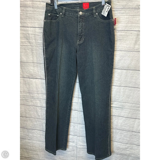 Jeans Skinny By Cristina In Blue Denim, Size: 8
