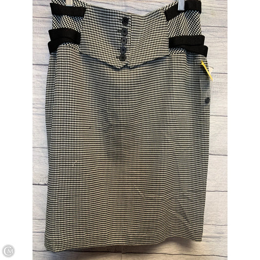Skirt Midi By Worthington In Black & White, Size: 14
