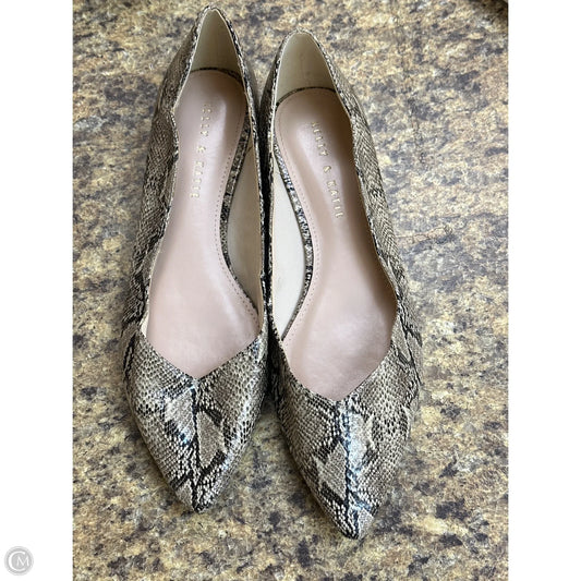 Shoes Flats By Kelly And Katie In Snakeskin Print, Size: 10