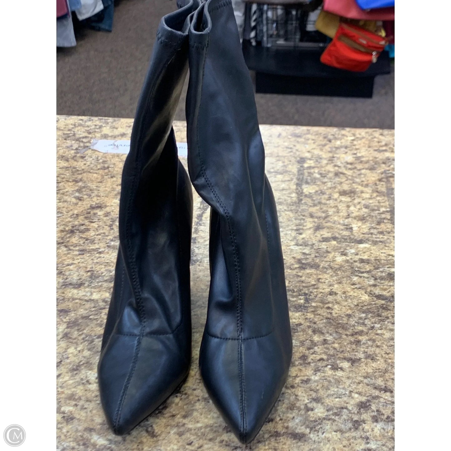 Boots Ankle Heels By Cape Robbin In Black & Tan, Size: 9