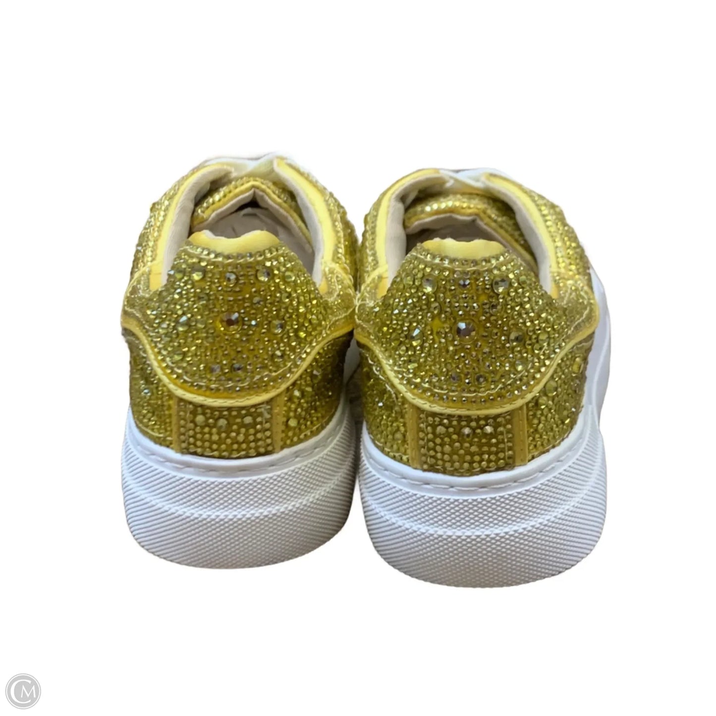 Shoes Athletic By Betsey Johnson In Gold, Size: 6