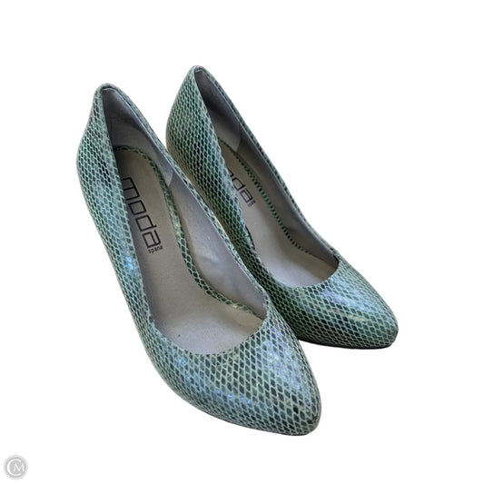 Shoes Heels Stiletto By Cmf In Green, Size: 5